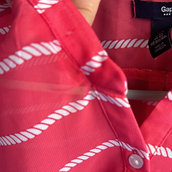 Gap Blouse, rope design, coral - Picture 6 of 7